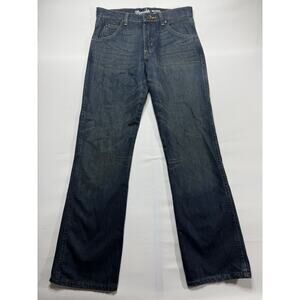 Wrangler Retro Youth Boys Relaxed Bootcut Blue Denim Jeans - Size 16 Reg (30x31)